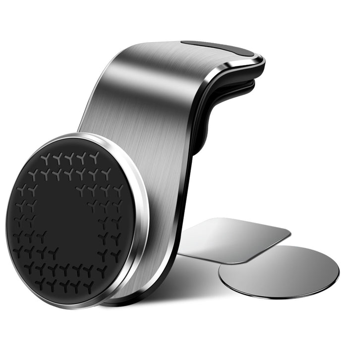 Magnetyczny uchwyt samochodowy na kratkę wentylacyjną, obrotowy uchwyt na smartfon