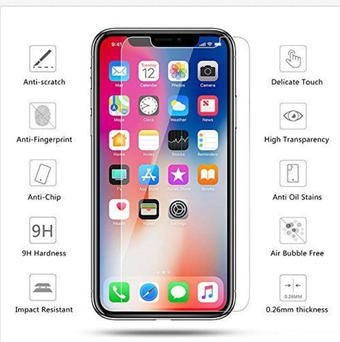 Kompatybilne z Apple, szkło hartowane na ekran do iPhone 12, 11, Xs Max, 7, 8, 6