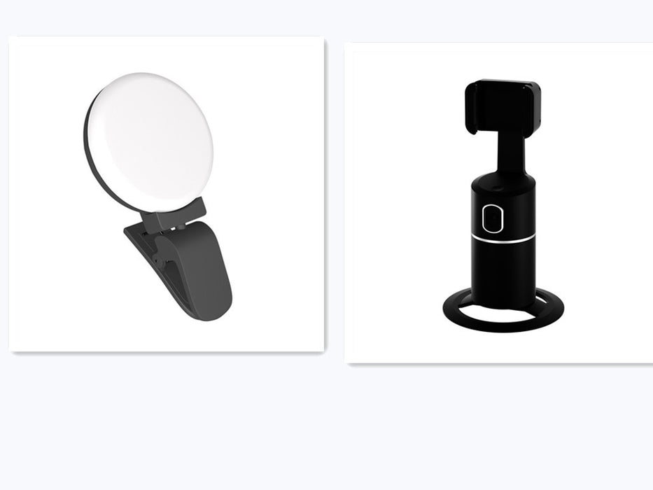 Inteligentny stojak na telefon z rozpoznawaniem twarzy i śledzeniem PTZ, stojak do transmisji na żywo