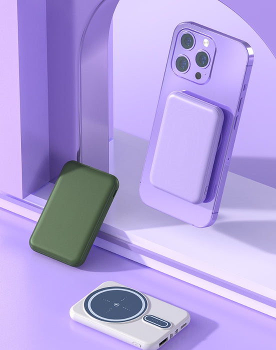 Magnetyczny bank zasilania z funkcją ładowania bezprzewodowego