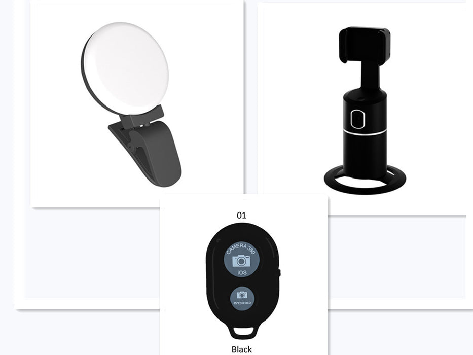 Inteligentny stojak na telefon z rozpoznawaniem twarzy i śledzeniem PTZ, stojak do transmisji na żywo