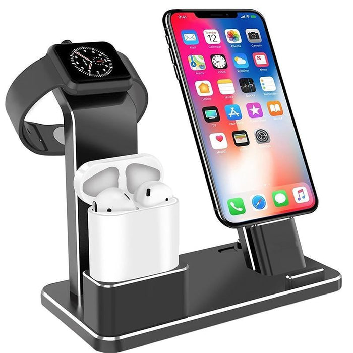 Stacja dokująca 4 w 1 – Ładowarka bezprzewodowa do iPhone, AirPods i Apple Watch