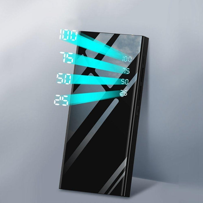 Power Bank 20000mAh Zewnętrzna Bateria LCD Przenośna