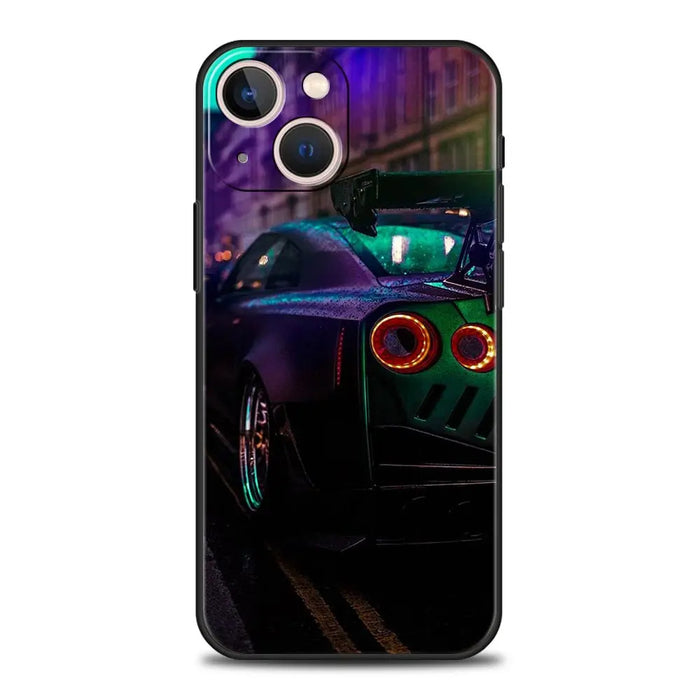 Suitable for iPhone 15 Japanese blue red JDM sports car phone case