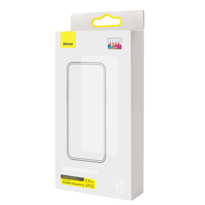 Pełnoekranowe zakrzywione szkło hartowane z pełnym klejem do Mate40 Pro – pojedyncze opakowanie, czarne