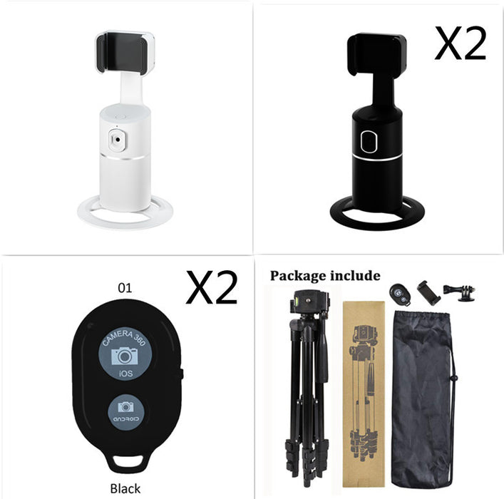 Inteligentny stojak na telefon z rozpoznawaniem twarzy i śledzeniem PTZ, stojak do transmisji na żywo