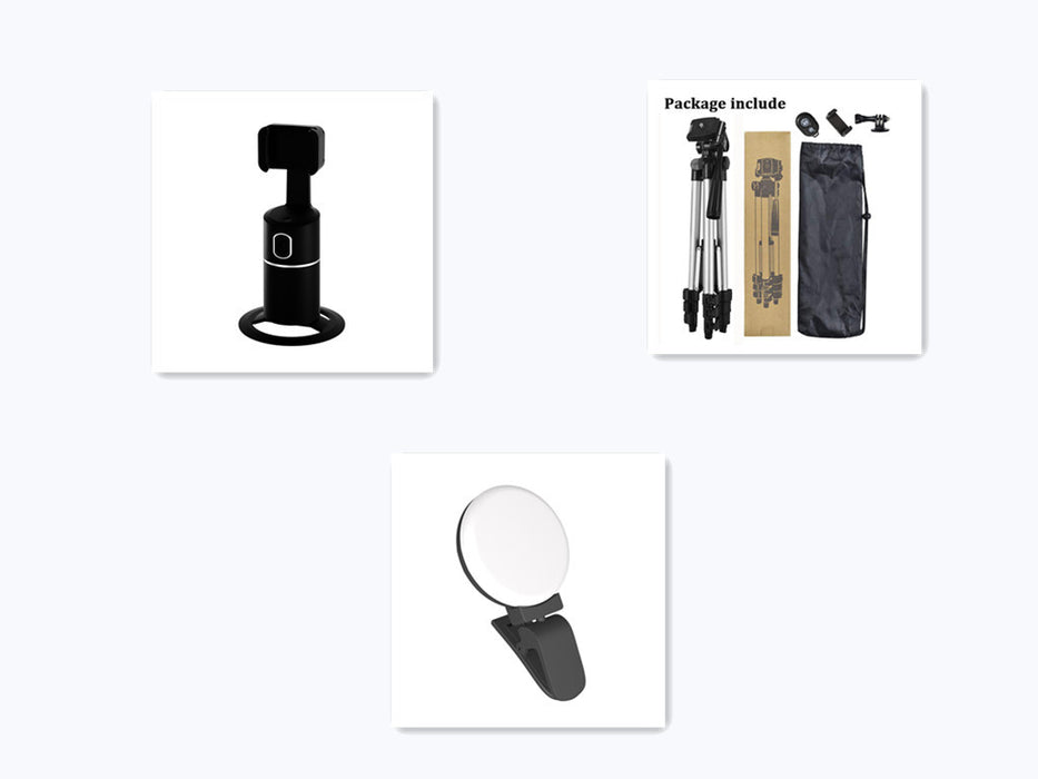 Inteligentny stojak na telefon z rozpoznawaniem twarzy i śledzeniem PTZ, stojak do transmisji na żywo