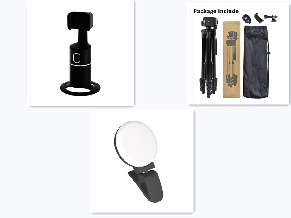 Inteligentny stojak na telefon z rozpoznawaniem twarzy i śledzeniem PTZ, stojak do transmisji na żywo