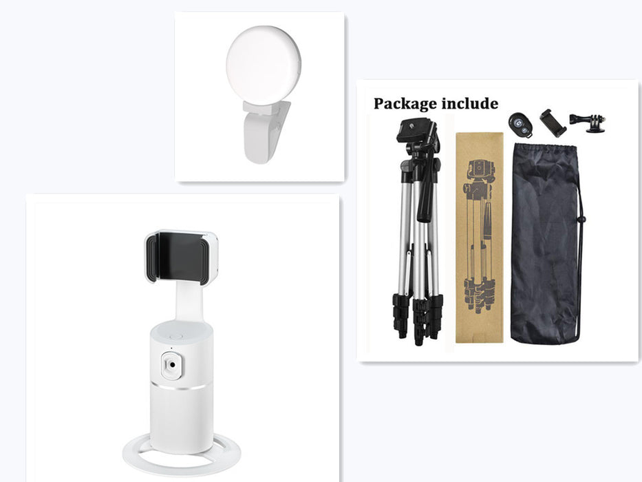 Inteligentny stojak na telefon z rozpoznawaniem twarzy i śledzeniem PTZ, stojak do transmisji na żywo