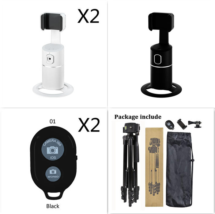 Inteligentny stojak na telefon z rozpoznawaniem twarzy i śledzeniem PTZ, stojak do transmisji na żywo